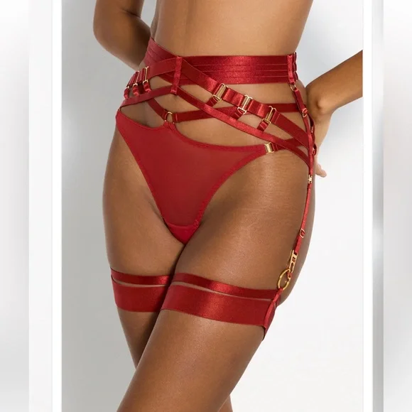 NWT Bordelle Minerva 3 piece Set in Burnt Red size S - Picture 7 of 9